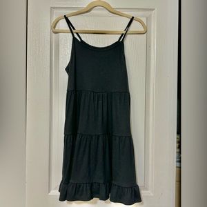 Wild Fable Black Smocked Casual Sundress Size M